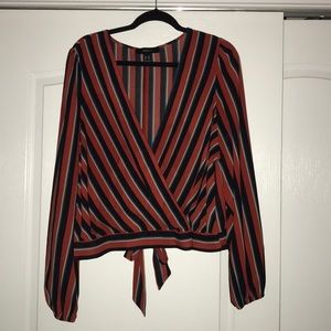 Striped Blouse Size 2x